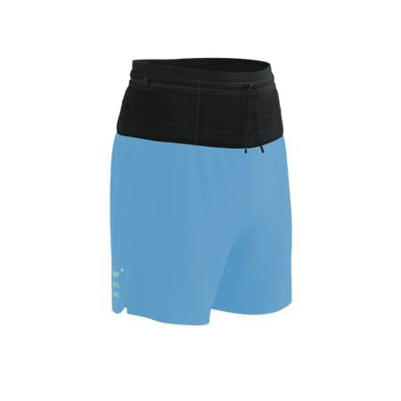 COMPRESSPORT Spodenki biegowe TRAIL RACING 2-IN-1 SHORT norse blue