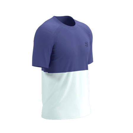COMPRESSPORT Koszulka biegowa PERFORMANCE SS T-SHIRT orient blue/star white