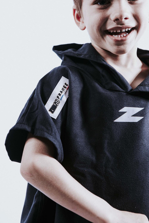 ZEROD Ręcznik dziecięcy TRANSITION TOWEL black