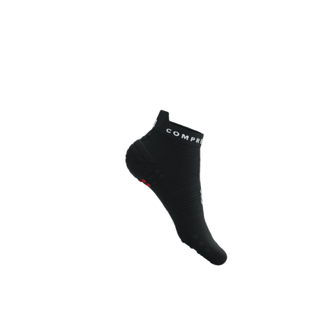 COMPRESSPORT Skarpetki do biegania krótkie PRORACING SOCKS V4 RUN LOW black/white