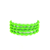 XTENEX Elastyczne sznurówki sportowe XTENEX XH200 HYBRID fluo green