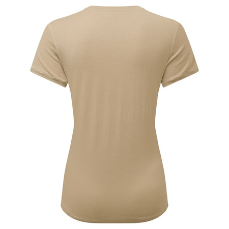 RONHILL Koszulka biegowa damska LIFE TENCEL SS TEE latte marl