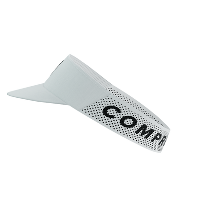 COMPRESSPORT Daszek biegowy PRO RACING VISOR white