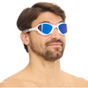 BUDDYSWIM Okulary do pływania OZEANX white/blue mirror