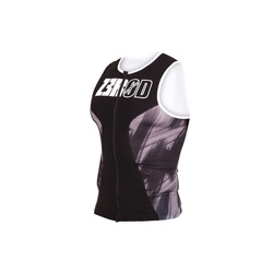 ZEROD Koszulka triathlonowa męska RACER SINGLET black vivacity