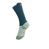 COMPRESSPORT Skarpetki rowerowe PRORACING SOCKS V4 BIKE stargazer/aqua/fluo red