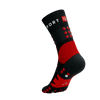 COMPRESSPORT Skarpetki trekkingowe HIKING SOCKS black/core red/white