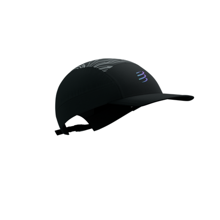 COMPRESSPORT Czapka biegowa 5 PANEL LIGHT CAP AURORA black/aurora