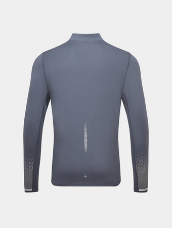 RONHILL Bluza biegowa męska TECH REFLECT 1/2 ZIP anchor/reflect