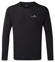 RONHILL Koszulka biegowa z długim rękawem męska CORE L/S TEE black/bright white