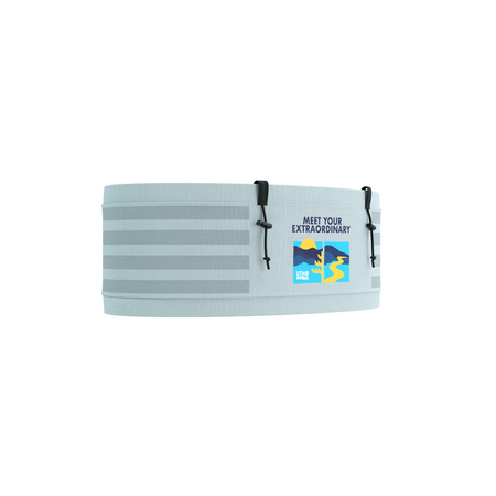 COMPRESSPORT Pas biegowy FREE BELT PRO UTMB 2025 ice flow blue