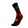 COMPRESSPORT Skarpetki trekkingowe HIKING SOCKS black/core red/white