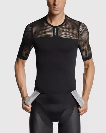 ASSOS Koszulka termoaktywna SS SKIN LAYER SUPERLEGER Black