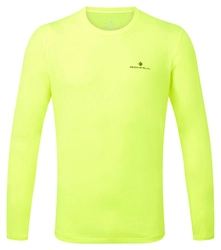 RONHILL Koszulka biegowa z długim rękawem męska CORE L/S TEE fluo yellow/black