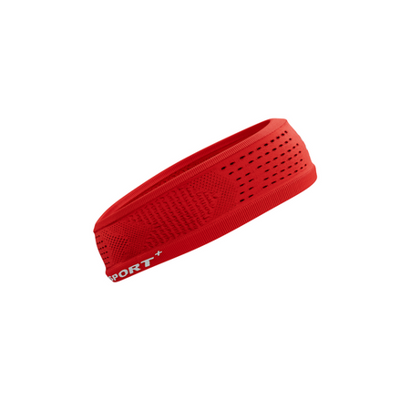 COMPRESSPORT Opaska na głowę THIN HEADBAND ON/OFF red