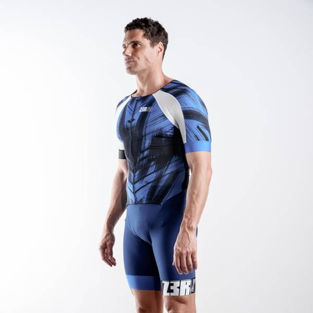 ZEROD Strój triathlonowy RACER TT SUIT blue vivacity