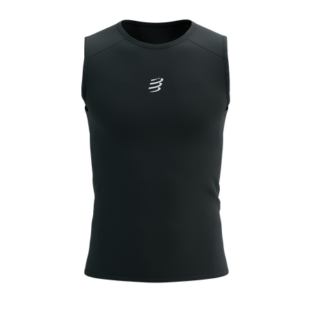 COMPRESSPORT Koszulka biegowa męska TRAIL RACING TANK black