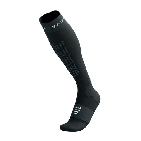 COMPRESSPORT Skarpety kompresyjne narciarskie ALPINE SKI FULL SOCKS black/steel grey