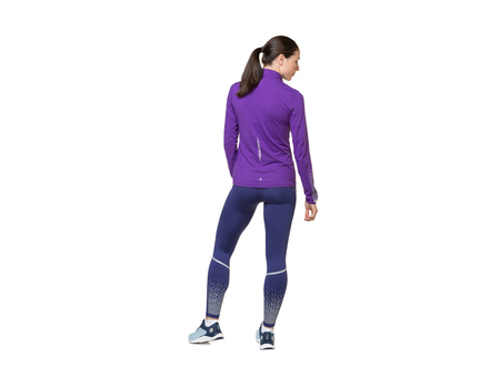RONHILL Bluza biegowa damska TECH REFLECT 1/2 ZIP regal purple/reflect