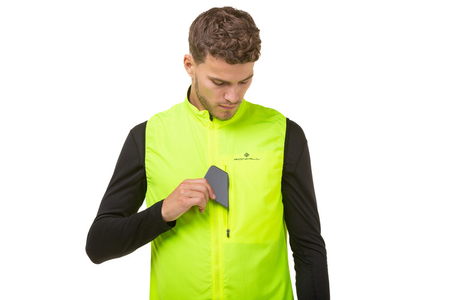 RONHILL Kamizelka do biegania męska CORE GILET fluo yellow/black