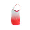 COMPRESSPORT Koszulka biegowa damska PERFORMANCE SINGLET fluo red/white