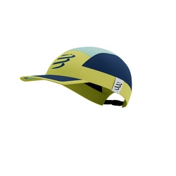 COMPRESSPORT Czapka biegowa 5 PANEL LIGHT CAP green sheen/blues