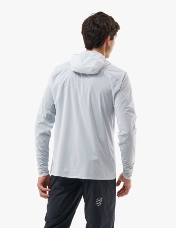 COMPRESSPORT Kurtka biegowa HURRICANE WATERPROOF 10/10 JACKET grey dawn