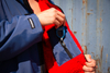ZEROD Wododporna parka WATERPROOF CHANGING PARKA navy/red