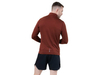 RONHILL Bluza biegowa męska TECH WINTER 1/2 ZIP chestnut/oxide