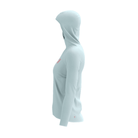 COMPRESSPORT Kurtka biegowa damska HURRICANE WATERPROOF 10/10 JACKET grey dawn