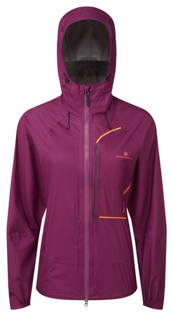 RONHILL Kurtka biegowa damska TECH FORTIFY JACKET blackcurrant/mango