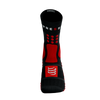 COMPRESSPORT Skarpetki trekkingowe HIKING SOCKS black/core red/white