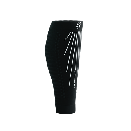 COMPRESSPORT Opaski kompresyjne na łydki R2 AERO black/white