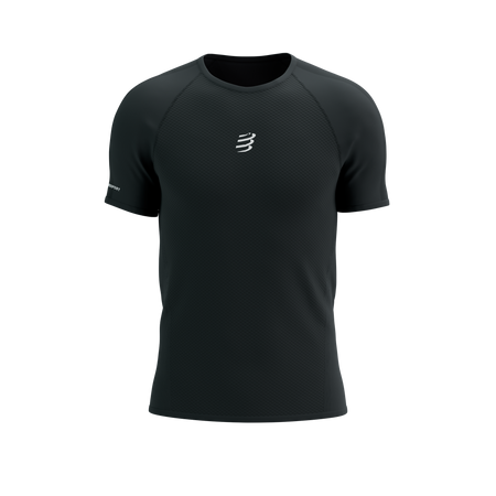 COMPRESSPORT Koszulka biegowa męska TRAIL RACING SS T-SHIRT black