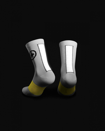 ASSOS Skarpetki rowerowe SPRING FALL SOCKS Holy White