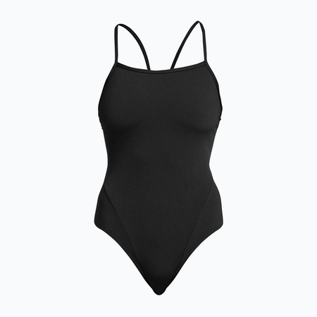 FUNKITA Strój kąpielowy damski jednoczęściowy SINGLE STRAP ONE PIECE black