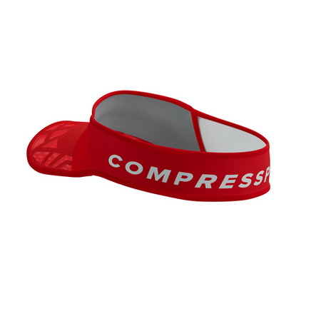 COMPRESSPORT Daszek biegowy SPIDERWEB ULTRALIGHT VISOR red