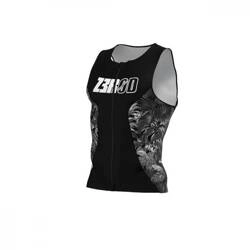 ZEROD Koszulka triathlonowa męska RACER SINGLET tropadelic
