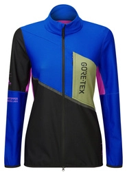 RONHILL Kurtka biegowa damska TECH GORE-TEX WINDSTOPPER JACKET black/cobalt