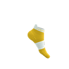 COMPRESSPORT Skarpetki do biegania krótkie PRORACING SOCKS V4 RUN LOW lemon/white
