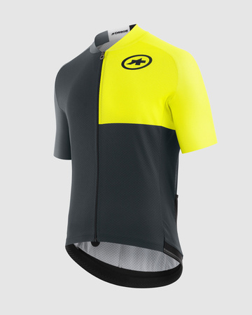 ASSOS Koszulka rowerowa MILLE GT JERSEY C2 EVO JERSEYSTAHLSTERN optic yellow