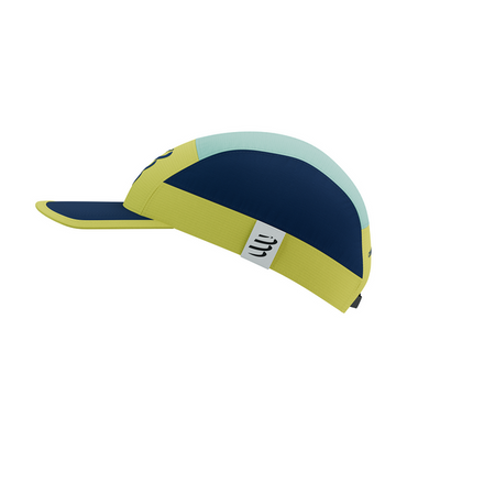 COMPRESSPORT Czapka biegowa 5 PANEL LIGHT CAP green sheen/blues