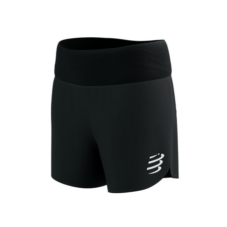 COMPRESSPORT Spodenki biegowe damskie PERFORMANCE SHORT black