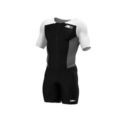 ZEROD Strój triathlonowy męski ELITE TTSUIT black/white