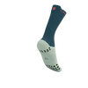 COMPRESSPORT Skarpetki rowerowe PRORACING SOCKS V4 BIKE stargazer/aqua/fluo red