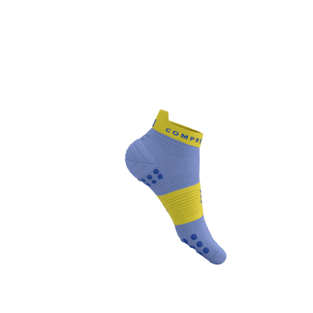 COMPRESSPORT Skarpetki do biegania krótkie PRORACING SOCKS V4 RUN LOW jacaranda/maize