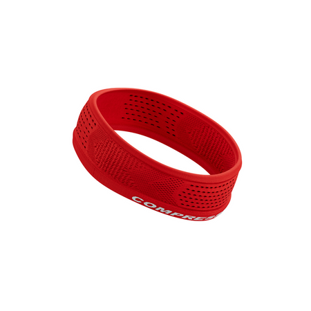 COMPRESSPORT Opaska na głowę THIN HEADBAND ON/OFF red