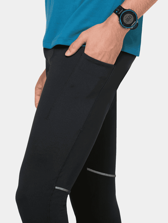 RONHILL Spodnie biegowe męskie TECH PARAGON TIGHT all black