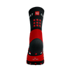 COMPRESSPORT Skarpetki trekkingowe HIKING SOCKS black/core red/white