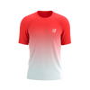 COMPRESSPORT Koszulka biegowa PERFORMANCE SS T-SHIRT fluo red/white